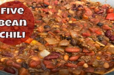 Five Bean Chili Recipe - How to Make Rich, Hearty and Delicious Five Bean Chili