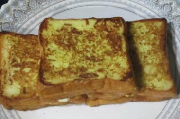 Hausa Potato Tomato Chili French Toast Sandwich/ Dinner Recipes / Snack Recipes /Potato Recipes 1015