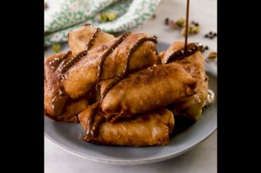 Cannoli Egg Rolls #Shorts720p