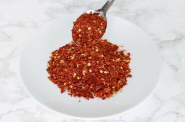 Chilli Flakes Recipe | How to Make Chilli Flakes At Home