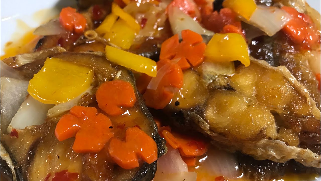 Fried fish with Sweet & Chili sauce Chili Chili