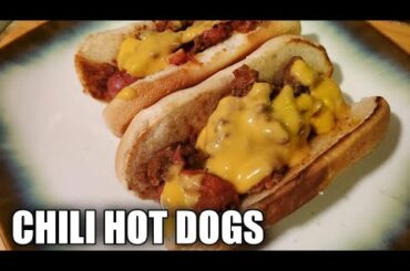 How to Make Chili Hot Dogs | The Best Chili Cheese Dog