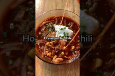 Homemade Beef Chili Recipe | Delicious Chili Recipe #shorts