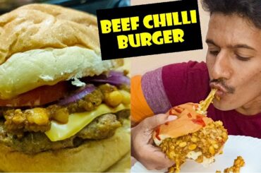 Beef Chilli Burger/Burger Recipes In Tamil/#SimpleBurger/SKIS/Tamil