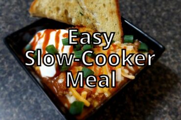 Cheap and Easy Slow Cooker Chili