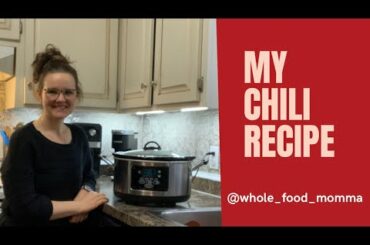 THE BEST VEGAN CHILI RECIPE // VEGAN // WHOLE FOOD PLANT BASED // OIL FREE // SLOW COOKER