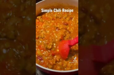 Easy quick chili recipe
