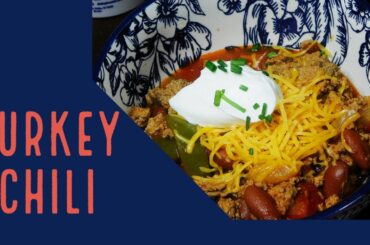 Turkey chili |ASMR| Easy Recipe