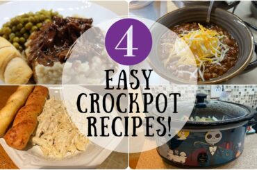 Easy and Delicious Crockpot Recipes || DUMP AND GO SLOW COOKER DINNERS