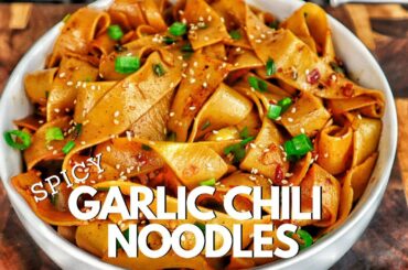 Spicy Garlic Chili Noodles Recipe
