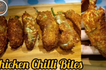 Chicken Chilli Bites|Easy Snacks recipe for evening|Cheesy Chilli Bites Recipe