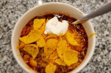 Quick Homemade Beef Chili