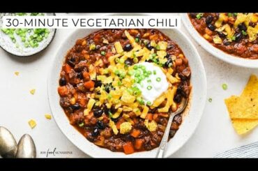Healthy Vegetarian Chili Recipe