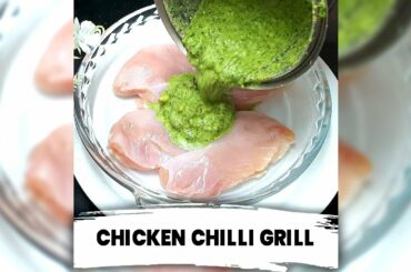 Grilled Chicken Chilli Recipe | Restaurant Style Chili Chicken Grill