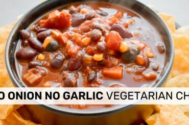 Vegetarian Chili | No Onion No Garlic Recipe | One Pot Bean Chili Recipe | By Bhakta Foodies