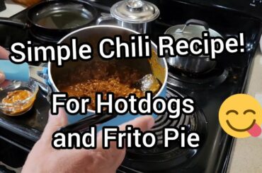 Simple Chili on a Cold Day