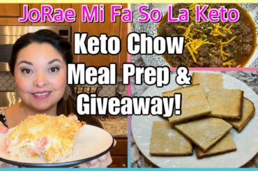 Keto Chow Meal Prep and Giveaway! | Lemon Bars, 2 Krazy Ketos Chili, Chicken Cordon Bleu Casserole