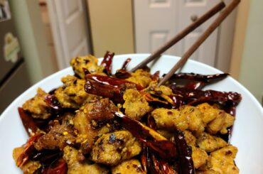 Dry chili chicken!