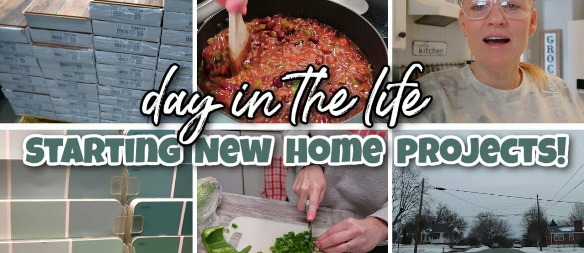 STARTING SOME NEW HOUSE PROJECTS / WENDY'S CHILI / DAY IN THE LIFE