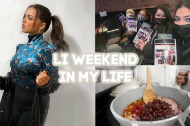 Long Island Weekend In My Life: chili, trader joe's haul, meal prep, zumba & broadway girls night!