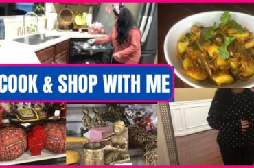 DAY IN A LIFE OF AN INDIAN NRI MOM | Cook & Shop With Me || Easy Indian Dinner Recipes