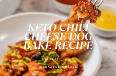 The MOST Flavorful & Tasty Keto Chili Cheese Dog Bake Recipe | The Perfect Low-Carb Casserole Recipe