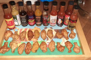 My friend and I did the Hot Ones wings. Da Bomb sucks