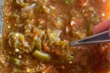 Sala en molcajete My father has been making this for years.