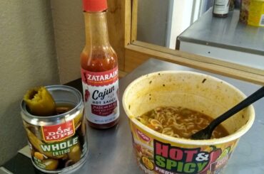 One great spicy bowl with my favorite everyday hot sauce.