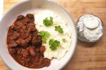 Spicy chicken hearts and liver.