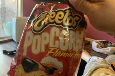 Flaming hot Cheetos popcorn while watching season 2 of the Witcher. I’m happy boy now