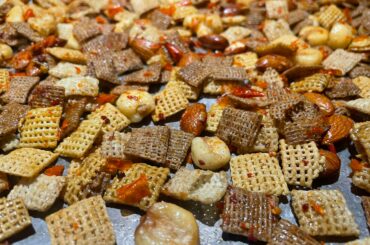 I made Peri Peri and Bhutlah Chex Mix (recipe in comments)