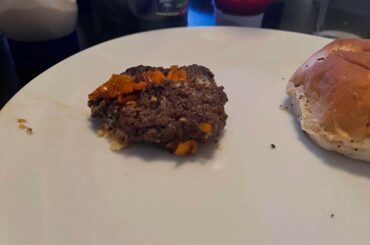 I made habanero and blue cheese stuffed hamburgers. Went a little to heavy on the peppers for my taste but still very good.