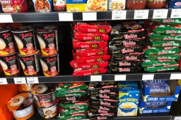 Pretty good selection at the gas station. Haven’t tried the kimchi version yet.