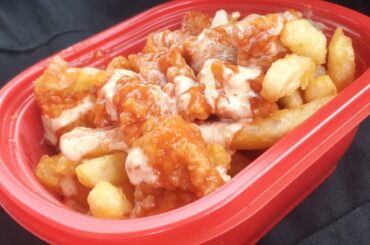 The Buffalo Spot in Mesa, Arizona. Impressed with the heat level! Free tupperware is a bonus