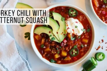 Turkey Chili With Butternut Squash And Cinnamon