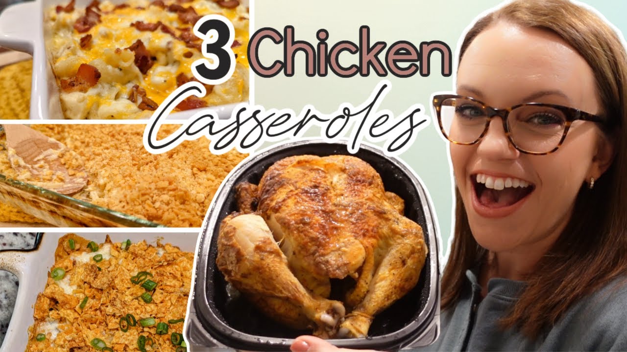 3 EASY CASSEROLES USING ROTISSERIE CHICKEN RECIPES FOR ROTISSERIE CHICKEN Chili Chili