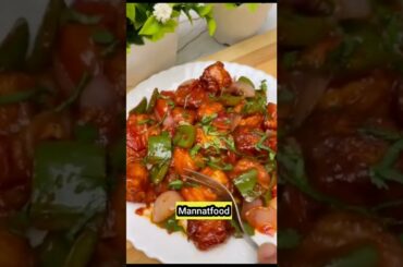 Restaurant style chilli paneer at home #chillipaneer #mannatfood #youtubeshorts #shorts