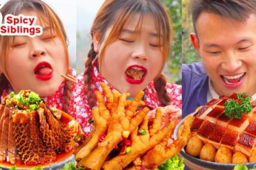 More Chili! Making The Best Spicy Chili Dishes! || TikTok Funny MUKBANG || SpicySiblings