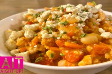 Easy Crock Pot Buffalo Chicken Chili Recipe | Cait Straight Up