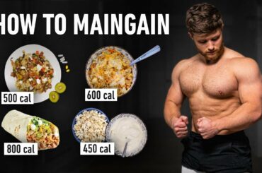 My New Lean Gains Diet 2022 (How To Maingain)