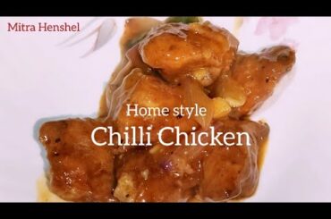 Home style Chilli Chicken recipe- Chili chicken gravy recipe #homestylecooking