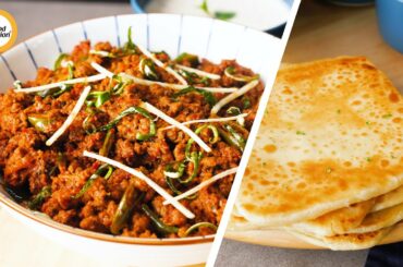 Smoky Double Mirch Qeema with Lifafa Paratha Recipe By Food Fusion