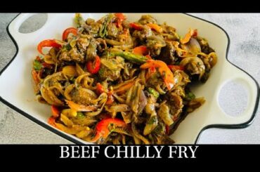 Goan Beef Chilly Fry Recipe | Beef Chili Fry | Goan Beef Recipe | Goan Recipes - By Natasha