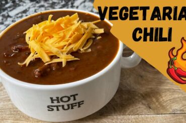 Homemade Vegetarian Chili | Chili Recipe | How to Make Homemade Chili