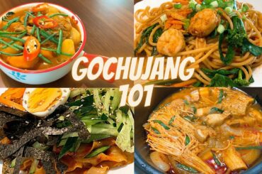 4 NEW WAYS TO ENJOY GOCHUJANG, KOREAN CHILLI PASTE!HOW TO COOK WITH GOCHUJANG PASTE|GOCHUJANG RECIPE