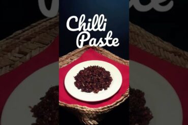 chilli paste recipe | chili paste recipe | easy & quick chilli paste | asian method #shorts #short