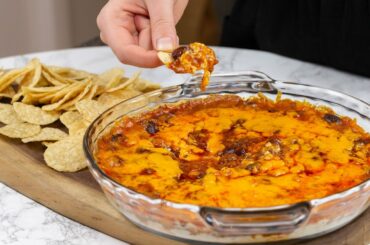 EASY 3 Ingredient Chili Cheese Dip!