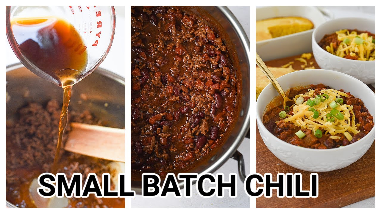 Small Batch Chili for Two Chili Chili