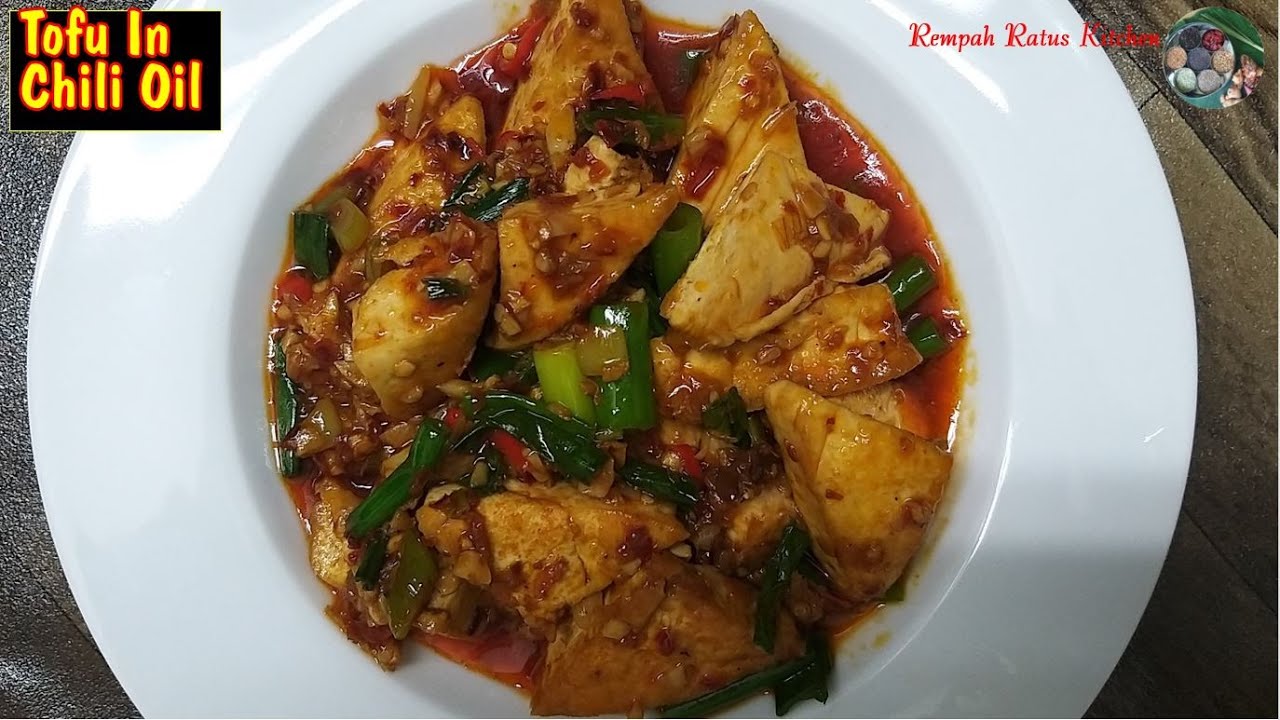 Tofu in Chilli Oil Chilli Garlic Tofu Recipe Malaysian Tofu Recipe